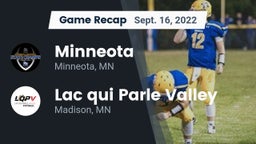 Recap: Minneota  vs. Lac qui Parle Valley  2022