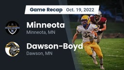 Recap: Minneota  vs. Dawson-Boyd  2022