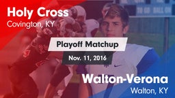 Matchup: Holy Cross vs. Walton-Verona  2016