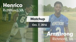 Matchup: Henrico vs. Armstrong  2016