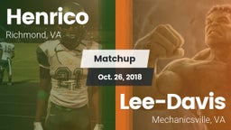 Matchup: Henrico vs. Lee-Davis  2018