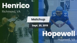 Matchup: Henrico vs. Hopewell  2019