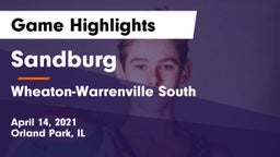 Sandburg  vs Wheaton-Warrenville South  Game Highlights - April 14, 2021