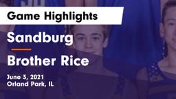 Sandburg  vs Brother Rice  Game Highlights - June 3, 2021