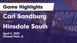 Carl Sandburg  vs Hinsdale South  Game Highlights - April 5, 2023