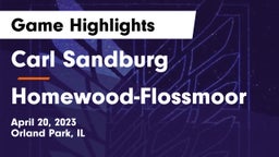 Carl Sandburg  vs Homewood-Flossmoor  Game Highlights - April 20, 2023