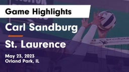 Carl Sandburg  vs St. Laurence Game Highlights - May 23, 2023