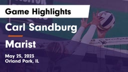 Carl Sandburg  vs Marist  Game Highlights - May 25, 2023