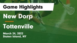 New Dorp  vs Tottenville  Game Highlights - March 24, 2022