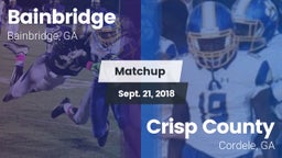 Matchup: Bainbridge vs. Crisp County  2018