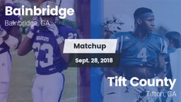 Matchup: Bainbridge vs. Tift County  2018