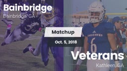 Matchup: Bainbridge vs. Veterans  2018