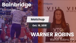 Matchup: Bainbridge vs. WARNER ROBINS  2018