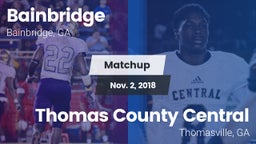 Matchup: Bainbridge vs. Thomas County Central  2018