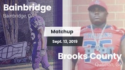 Matchup: Bainbridge vs. Brooks County  2019