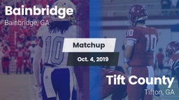 Matchup: Bainbridge vs. Tift County  2019