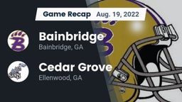 Recap: Bainbridge  vs. Cedar Grove  2022