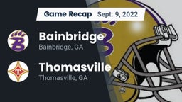 Recap: Bainbridge  vs. Thomasville  2022