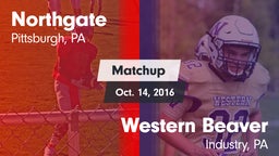 Matchup: Northgate vs. Western Beaver  2016