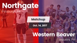 Matchup: Northgate vs. Western Beaver  2017