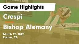 Crespi  vs Bishop Alemany Game Highlights - March 12, 2022