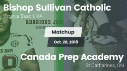Matchup: Bishop Sullivan Cath vs. Canada Prep Academy 2018