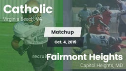 Matchup: Catholic vs. Fairmont Heights  2019