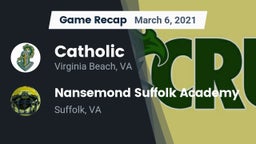 Recap: Catholic  vs. Nansemond Suffolk Academy 2021