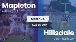 Matchup: Mapleton vs. Hillsdale  2017