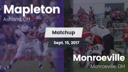 Matchup: Mapleton vs. Monroeville  2017