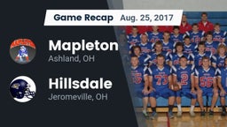 Recap: Mapleton  vs. Hillsdale  2017