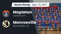 Recap: Mapleton  vs. Monroeville  2017