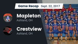 Recap: Mapleton  vs. Crestview  2017