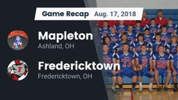 Recap: Mapleton  vs. Fredericktown  2018