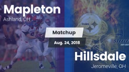 Matchup: Mapleton vs. Hillsdale  2018