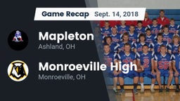 Recap: Mapleton  vs. Monroeville High 2018