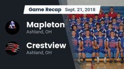 Recap: Mapleton  vs. Crestview  2018