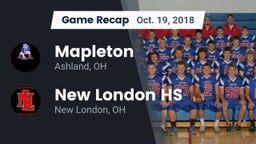 Recap: Mapleton  vs. New London HS 2018