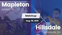 Matchup: Mapleton vs. Hillsdale  2019