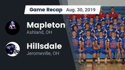 Recap: Mapleton  vs. Hillsdale  2019