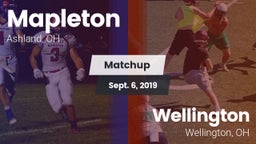Matchup: Mapleton vs. Wellington  2019