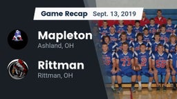 Recap: Mapleton  vs. Rittman  2019