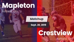 Matchup: Mapleton vs. Crestview  2019