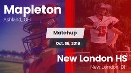 Matchup: Mapleton vs. New London HS 2019