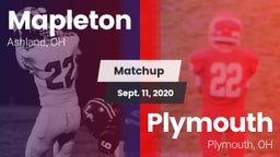 Matchup: Mapleton vs. Plymouth  2020