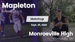 Matchup: Mapleton vs. Monroeville High 2020