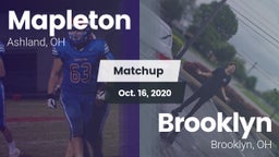 Matchup: Mapleton vs. Brooklyn  2020