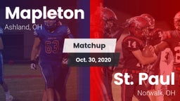 Matchup: Mapleton vs. St. Paul  2020