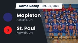 Recap: Mapleton  vs. St. Paul  2020