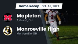 Recap: Mapleton  vs. Monroeville High 2021